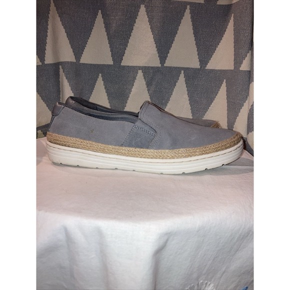 NEW Clarks Womens Size 10M Marie Sail Gray Suede Loafer Leather Shoes Casual - Picture 2 of 9
